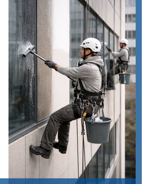 Мойка фасадов зданий в Дюртюли под ключ от 365 р. | ВЫСОТНИК-Дюр