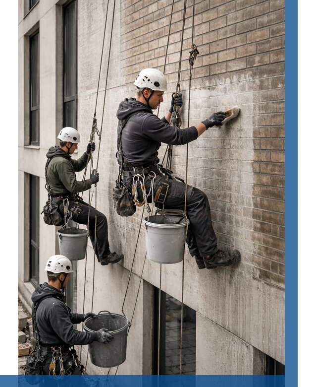 Удаление высолов с фасада в Дюртюли от 261 р. | ВЫСОТНИК-Дюр