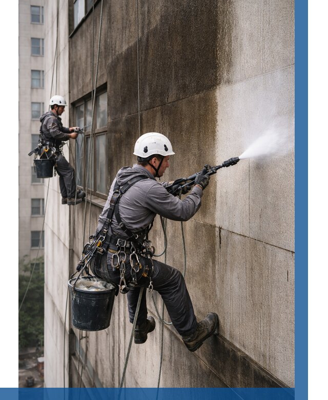 Очистка фасада от копоти в Дюртюли от 261 р. | ВЫСОТНИК-Дюр