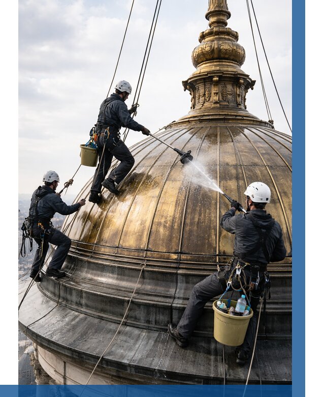 Мойка куполов и шпилей в Дюртюли от 8340 р. - заказать | ВЫСОТНИК-Дюр