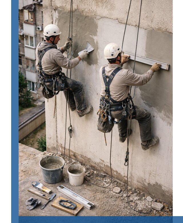 Комплексный ремонт штукатурного фасада с гарантией в Дюртюли