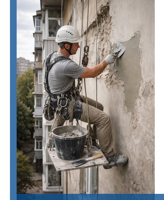 Восстановление фасадной штукатурки в Дюртюли с гарантией качества