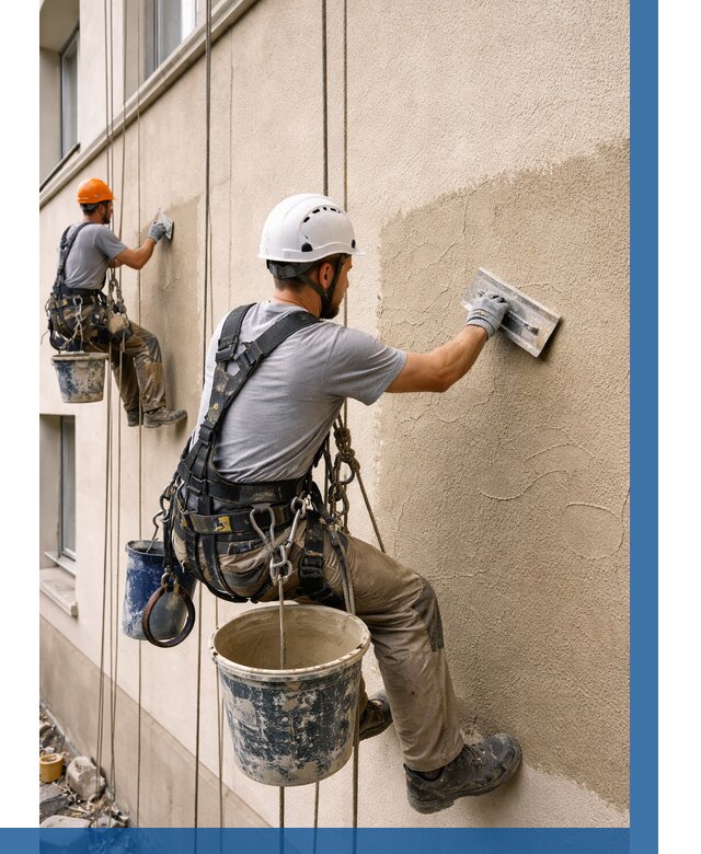 Декоративная штукатурка фасада в Дюртюли от 1251 р. | ВЫСОТНИК-Дюр