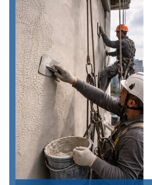 Декоративная штукатурка фасада с утеплением и защитой в Дюртюли