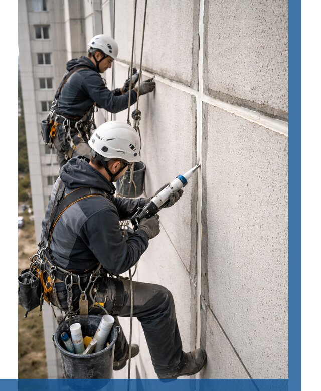 Герметизация межпанельных швов в Дюртюли от 730 р. | ВЫСОТНИК-Дюр