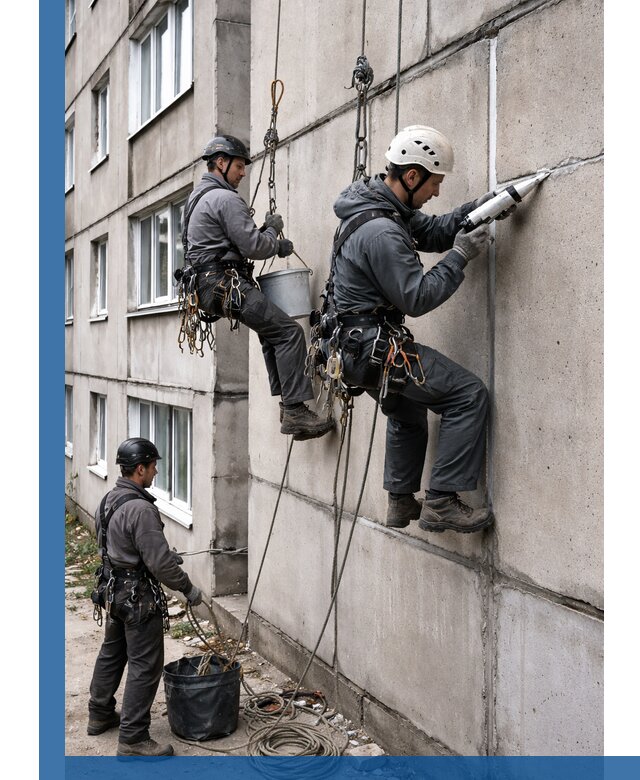 Герметизация межпанельных швов в Дюртюли с гарантией герметичности