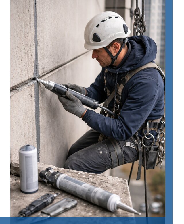 Вторичная герметизация швов в Дюртюли от 469 р. | ВЫСОТНИК-Дюр