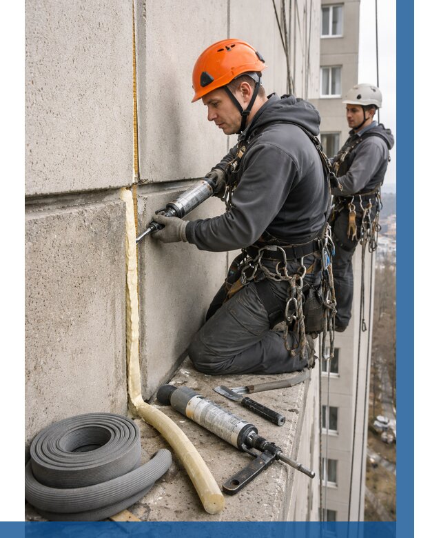 Теплый шов межпанельные швы в Дюртюли от 730 р. | ВЫСОТНИК-Дюр