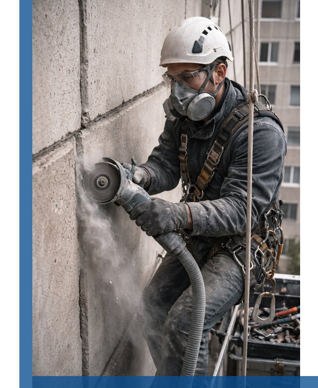 Штробление межпанельных швов в Дюртюли качественно и быстро