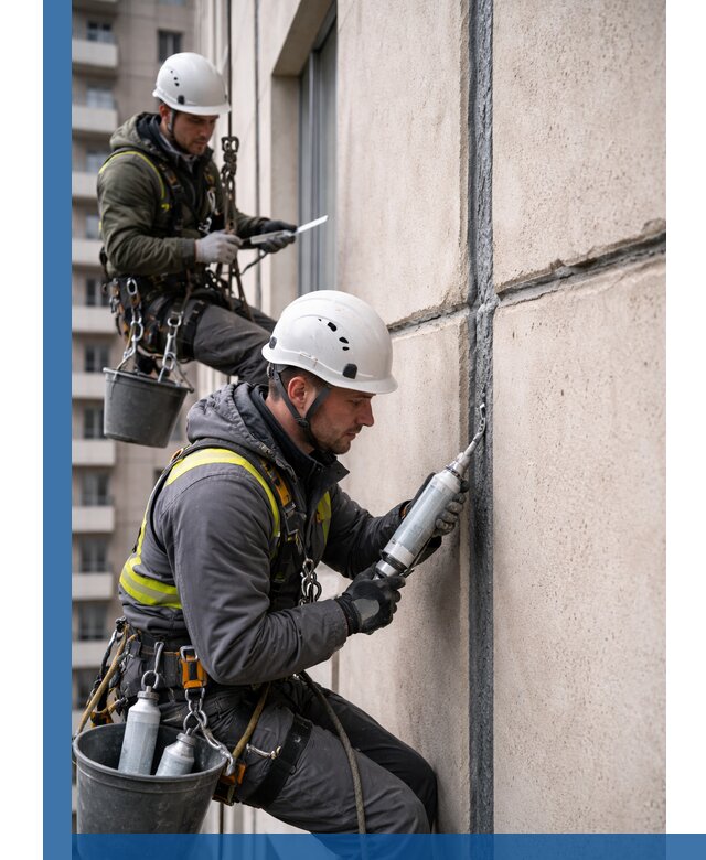 Герметизация деформационных швов фасада в Дюртюли качественно