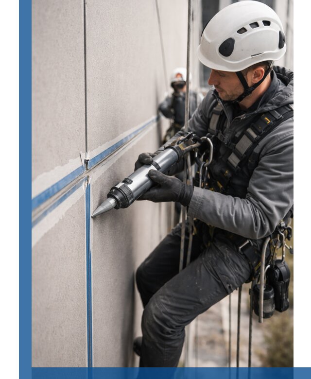 Герметизация стыков фасадных панелей в Дюртюли качественно и быстро