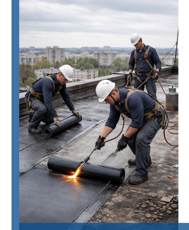Ремонт наплавляемой кровли в Дюртюли качественно и надежно