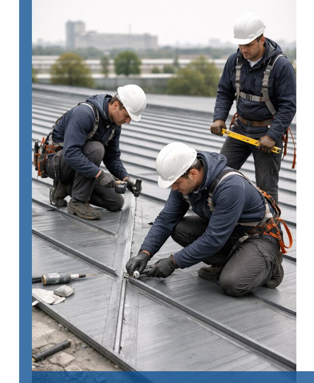 Ремонт фальцевой кровли в Дюртюли срочно и качественно