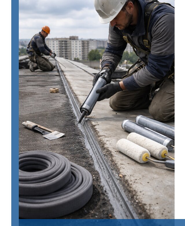 Герметизация швов кровли в Дюртюли с гарантией герметичности