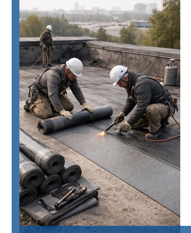 Монтаж мягкой кровли в Дюртюли профессионально и надежно