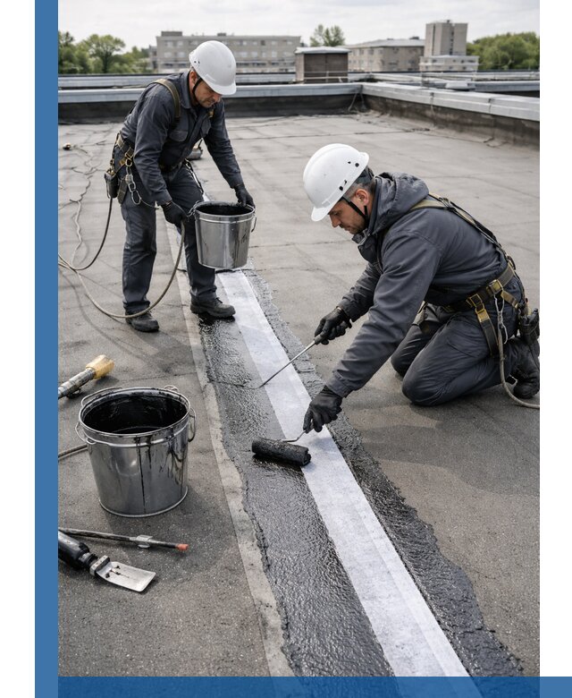 Гидроизоляция кровли мастикой в Дюртюли надежная защита