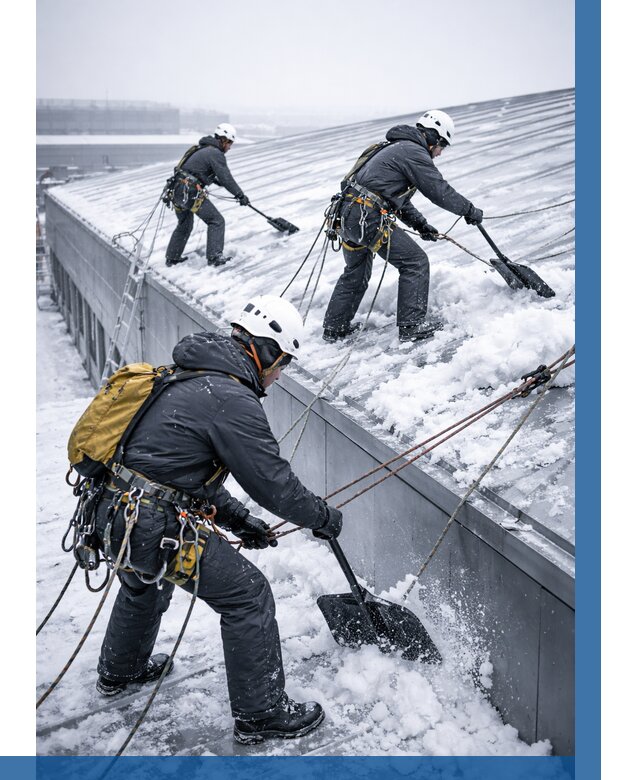 Очистка навесов от снега в Дюртюли от 4691 р. | ВЫСОТНИК-Дюр