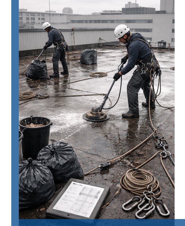 Плановая очистка кровли по графику в Дюртюли для безопасности