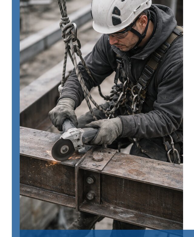 Резка металла на высоте в Дюртюли для зданий и конструкций