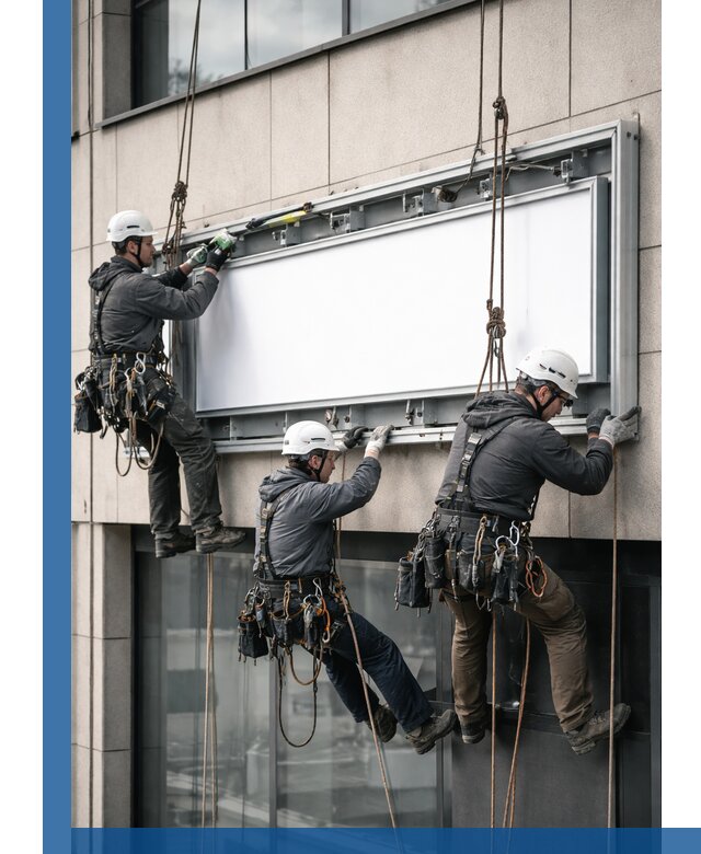 Профессиональный монтаж светового короба под ключ в Дюртюли