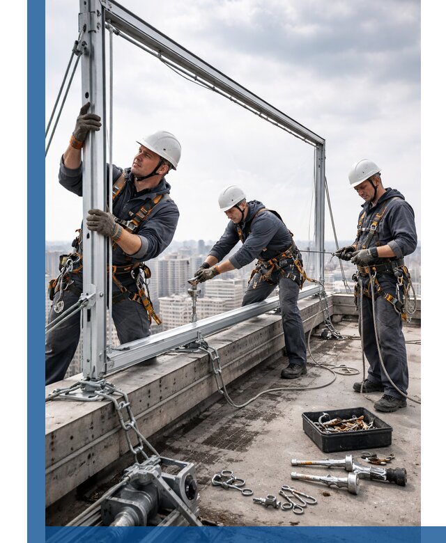 Монтаж крышных рекламных конструкций под ключ в Дюртюли