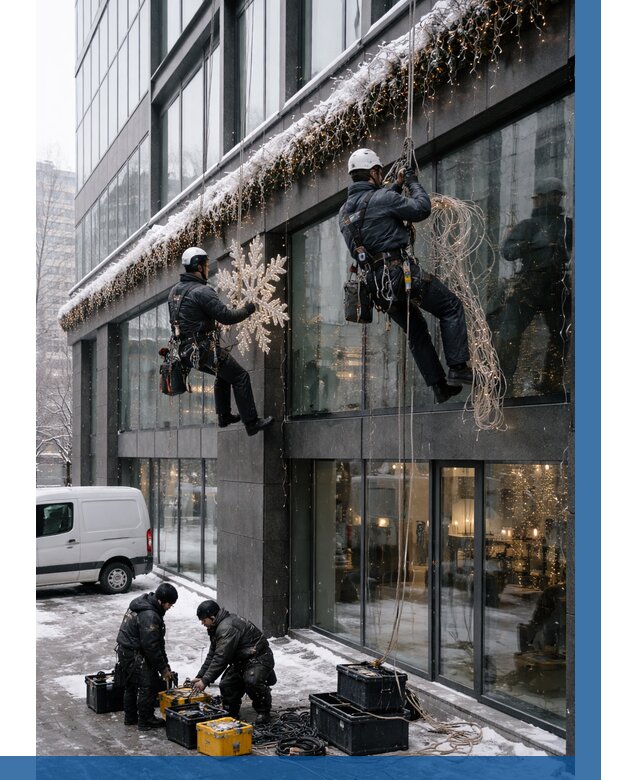 Демонтаж новогоднего оформления в Дюртюли от 5734 р. | ВЫСОТНИК-Дюр