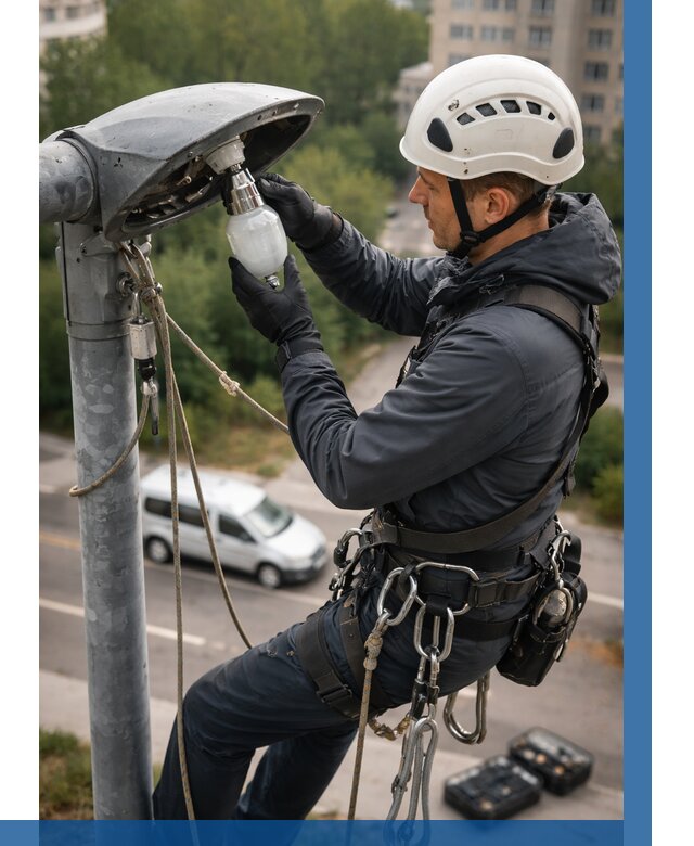 Замена ламп на высоте в Дюртюли от 2606 р. | ВЫСОТНИК-Дюр