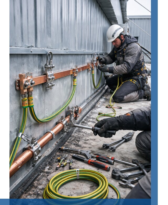 Монтаж заземления здания в Дюртюли от 26063 р. | ВЫСОТНИК-Дюр