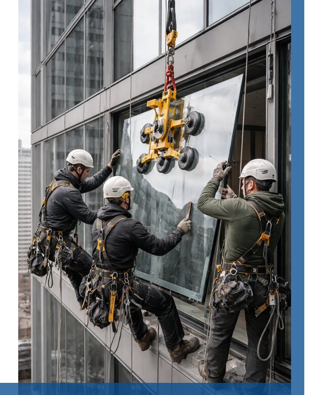 Фасадное остекление зданий под ключ в Дюртюли от 10425 р. | ВЫСОТНИК-Дюр