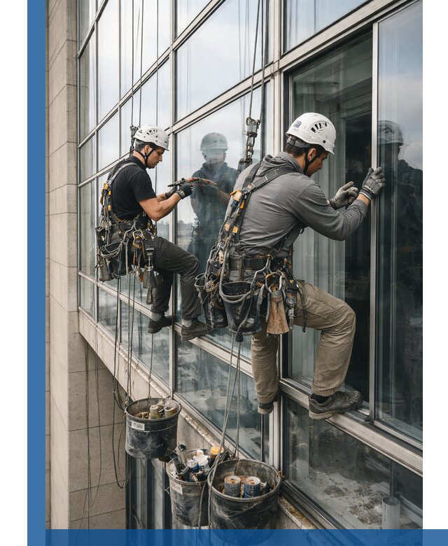 Ремонт витражных конструкций и фасадного остекления в Дюртюли