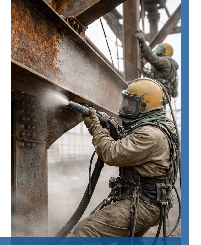 Пескоструйная очистка металлоконструкций в Дюртюли по 626 р.  ВЫСОТНИК-Дюр