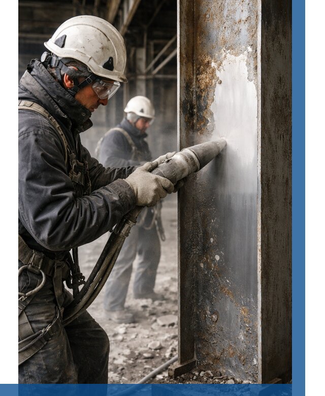 Удаление старой краски с металла в Дюртюли от 469 р. | ВЫСОТНИК-Дюр