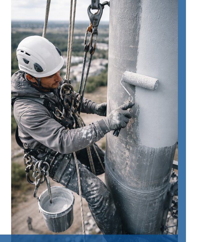 Покраска мачт связи под ключ в Дюртюли от 886 р. | ВЫСОТНИК-Дюр