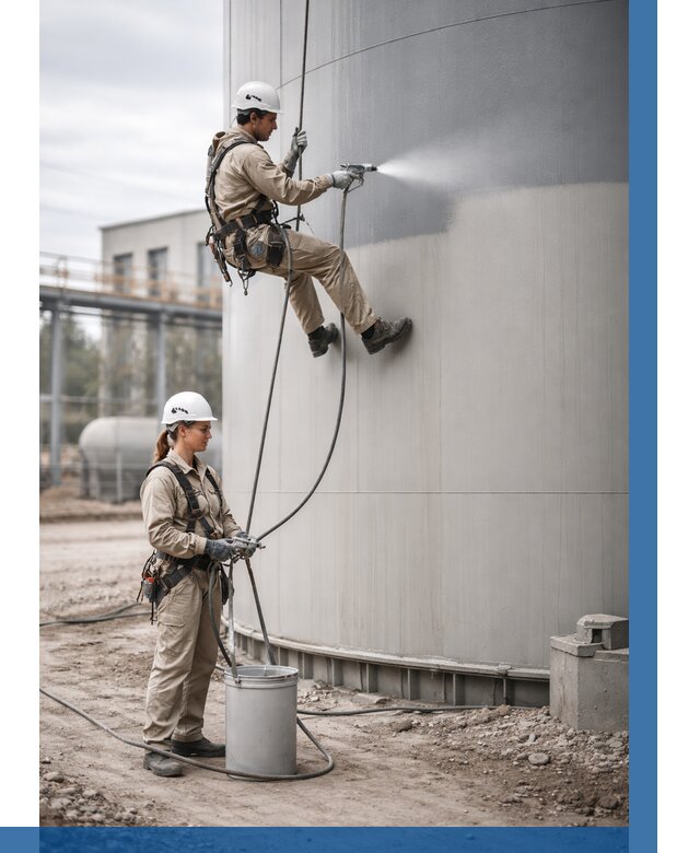 Покраска резервуаров в Дюртюли от 1251 р. | ВЫСОТНИК-Дюр — заказать