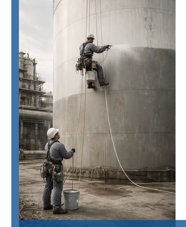 Покраска стальных резервуаров и емкостей в Дюртюли профессионально