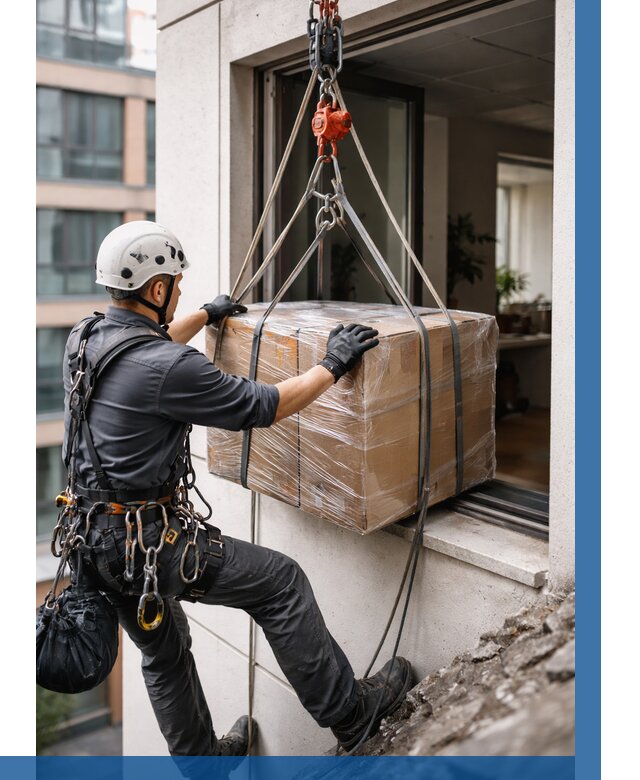 Подъем груза через окно в Дюртюли от 4691 р. | ВЫСОТНИК-Дюр