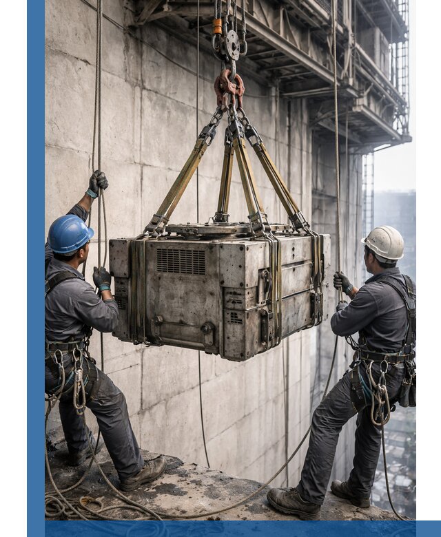 Такелажные работы на высоте, подъем и монтаж грузов в Дюртюли