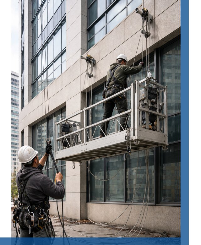 Монтаж и подъем фасадной люльки в Дюртюли от 12510 р. | ВЫСОТНИК-Дюр