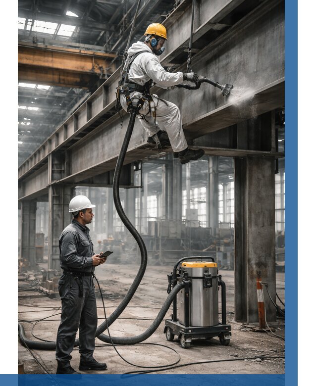 Обеспыливание конструкций в цехе в Дюртюли от 4379 р. | ВЫСОТНИК-Дюр