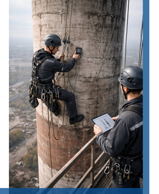 Обследование дымовой трубы в Дюртюли от 8340 р. | ВЫСОТНИК-Дюр